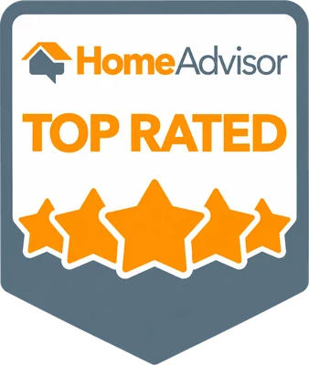HomeAdvisor Top Rated badge